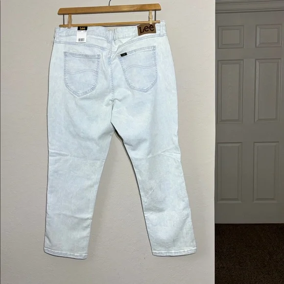 Lee Legendary Women’s Moon light Mid-rise straight crop Jeans. NWT Sise 16 M - Picture 5 of 12